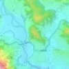 Damauli Forest topographic map, elevation, terrain