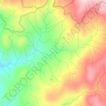 Fosso Capitorio topographic map, elevation, terrain