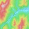 Slănic-Moldova topographic map, elevation, terrain