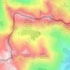 Lac de l'Agnel topographic map, elevation, terrain