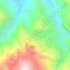 Acasio topographic map, elevation, terrain