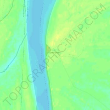 Бронниково topographic map, elevation, terrain