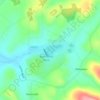 Mammoth Lake topographic map, elevation, terrain