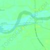 Sutlej River topographic map, elevation, terrain