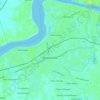 Maheshtala topographic map, elevation, terrain