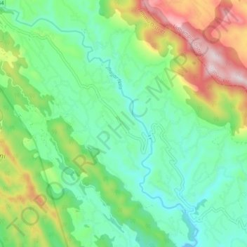 Jhajjar Nala topographic map, elevation, terrain