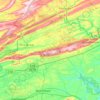 Blue Mountain topographic map, elevation, terrain