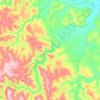 Урик topographic map, elevation, terrain