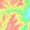 Boulder River topographic map, elevation, terrain