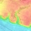 Dalbekschlucht topographic map, elevation, terrain