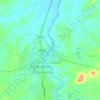 Área alagável do Rio Apodi-Mossoró topographic map, elevation, terrain