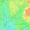 Square Blaise Pascal topographic map, elevation, terrain