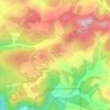 Elqosh topographic map, elevation, terrain