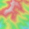 Jiaming Lake topographic map, elevation, terrain