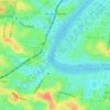 Orleigh Park topographic map, elevation, terrain