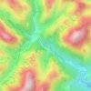 Rio Iconha topographic map, elevation, terrain