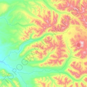 Квахона topographic map, elevation, terrain