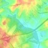 Mulberry River topographic map, elevation, terrain