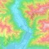 Valchiavenna topographic map, elevation, terrain