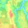 Лудина Гора topographic map, elevation, terrain