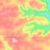 Slave Falls topographic map, elevation, terrain