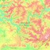 Mammoth Cave National Park topographic map, elevation, terrain