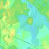 Spāres ezers topographic map, elevation, terrain