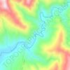 Rio Genal topographic map, elevation, terrain