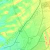 Al Masoudi topographic map, elevation, terrain