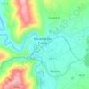 Paços do concelho topographic map, elevation, terrain