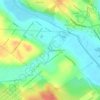 Rio Pium topographic map, elevation, terrain
