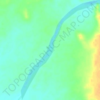 Toshka Lakes topographic map, elevation, terrain