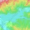 Foster Lake topographic map, elevation, terrain