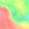 Clayton Lake State Park and Dinosaur Trackways topographic map, elevation, terrain