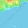Flat Rock topographic map, elevation, terrain