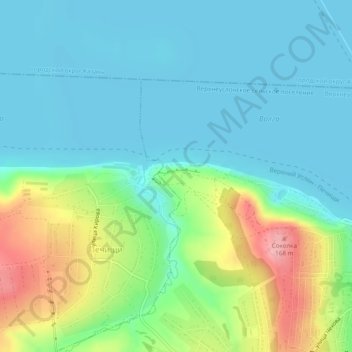 Печищинский геологический разрез topographic map, elevation, terrain