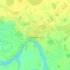 Нижневартовск topographic map, elevation, terrain