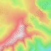 Sharp Edge topographic map, elevation, terrain