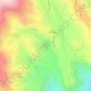 Yurac Sayari topographic map, elevation, terrain