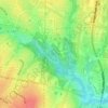 Walnut Creek Metropolitan Park topographic map, elevation, terrain