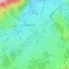 Czarny Potok topographic map, elevation, terrain