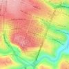 Housing Bank Garden topographic map, elevation, terrain