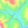 Chuquihuta topographic map, elevation, terrain