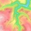 Wysburg topographic map, elevation, terrain