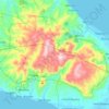 Northwest Panay Peninsula Natural Park topographic map, elevation, terrain