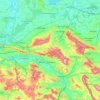 Calenberger Bergland topographic map, elevation, terrain