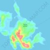 Panay Island topographic map, elevation, terrain