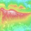 Montagne de Lure topographic map, elevation, terrain