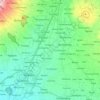 Sungai Brantas topographic map, elevation, terrain