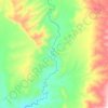 Río Amblayo topographic map, elevation, terrain